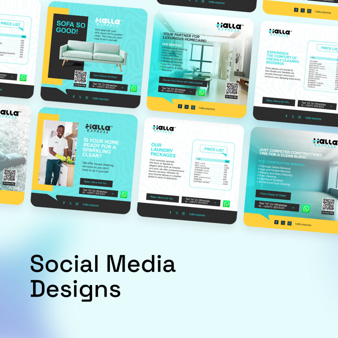 Halla Express Socials